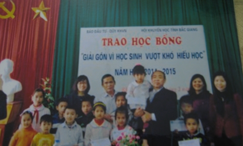 Bắc Giang: Năm 2015, Quỹ khuyến học toàn tỉnh đạt trên 32 tỷ đồng